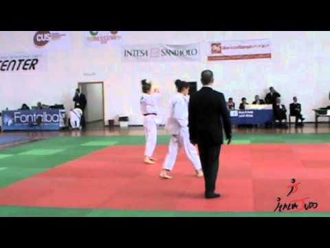 italiajudo CNU 2012 Finale 57 kg Alessia Regis vs Chiara Vernillo