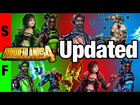 Updated BEST VAULT HUNTER Tier List in Borderlands 4