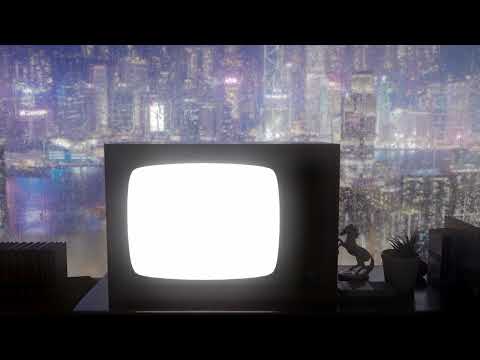 Rain and TV Static Noise | For sleeping, studying | 8Hours