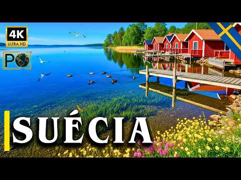 Wonders of SWEDEN: Discover the 10 SECRET PLACES of RED CABINS and LAKES — 4K