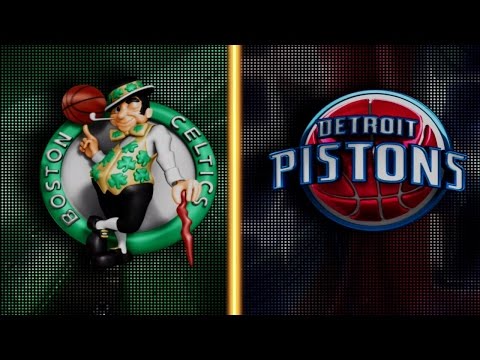 NBA 2K16 Gameplay - Boston Celtics vs Detroit Pistons Full Game (PS4)