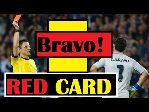 Claudio Bravo Red Card vs Barcellona HD