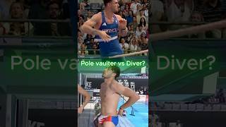 Between two young French athletes; Anthony Ammirati, the pole vaulter, and Jules Bouyer, the diver?