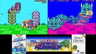 Space harrier vs Space harrier 3D Sega Master system longplay