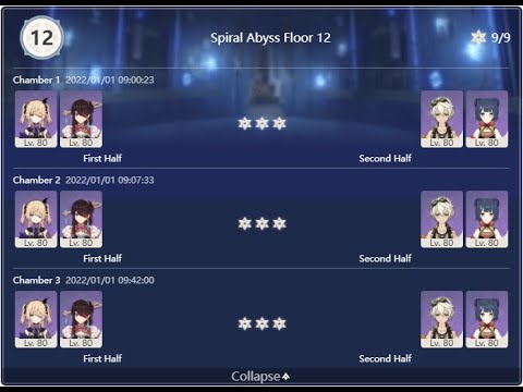 Genshin Impact Spiral Abyss 2.3 | F2P Floor 12 Duo 4* characters only