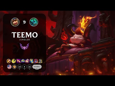 Teemo Jungle vs Hecarim - NA Master Patch 13.1
