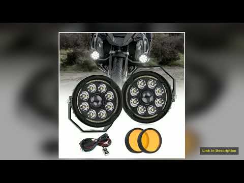 Strobe 45 Inch Motorcycle Auxiliary LED Fog Light with DRL LED Driving Spotlight Kit with Wire
