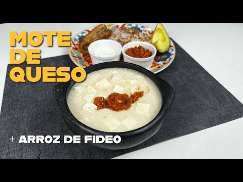 Mote de Queso Colombiano + Arroz de Fideo | Receta Costeña Paso a Paso