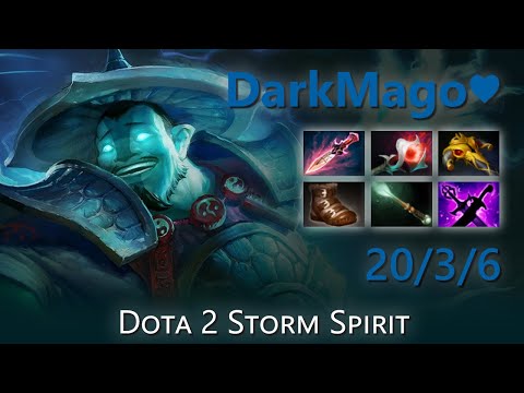 "DarkMago♥" 20/3/6 | Dota 2 Storm Spirit highlights