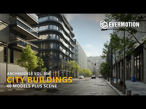 City Buildings - Archmodels vol. 304 | 3D Models