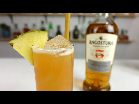 PINEAPPLE FIZZ Cocktail Recipe - Rum, Pineapple, Tropically Goodness!