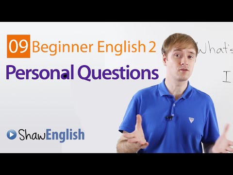 Beginner English Introduction
