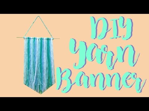 DIY Tumblr Yarn Banner