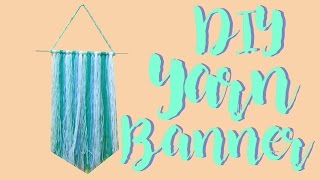 DIY Tumblr Yarn Banner