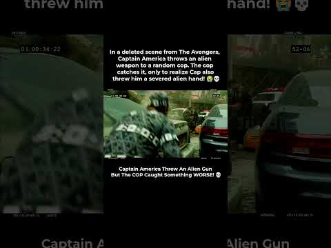 Marvel Deleted This HILARIOUS Avengers Scene Where Cap Accidentally Gives A Cop An Alien Hand! 😂