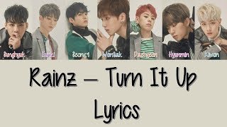 Rainz – Turn It Up [Hang, Rom & Eng Lyrics]