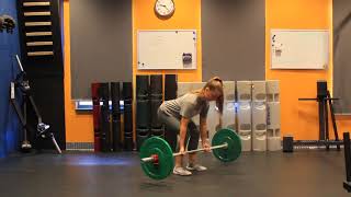 Barbell - Bent Over Row With Underhand Grip and Return to Floor