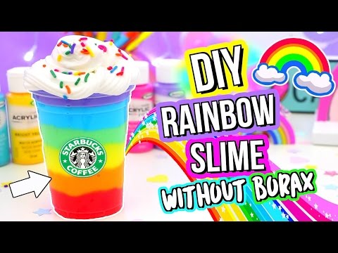 DIY SLIME! DIY BEST Rainbow Slime Recipe! How To Make Slime! Video