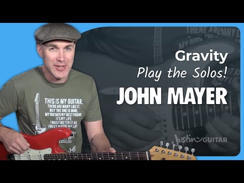 Gravity by John Mayer * Solos * Guitar Lesson