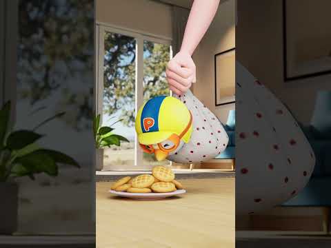 Mau makan camilan! 🍪 #mukbang  #shorts#pororoindonesia #missionimpossible