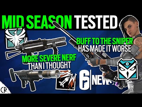 Mid Season Tested - Ash/Zofia Gadget Nerf, Kali Sniper Issues - 6News - Rainbow Six Siege