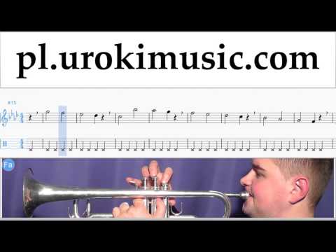 Nauka Gry Na Trąbce Michael Jackson - Beat It Nuty Poradnik Część 1 um-i463