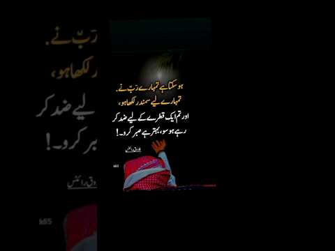Sabur krna aak hir ku zarori hy?🤔 #quotes #sunheryaqwaal #goldenwords #shorts#🔥