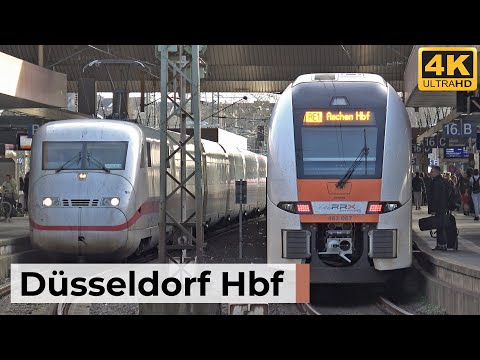 Düsseldorf Hbf - 21.03.2025: ICE‑Durchfahrten, RRX‑Express & Kultlok V180 am Rhein‑Ruhr‑Knoten