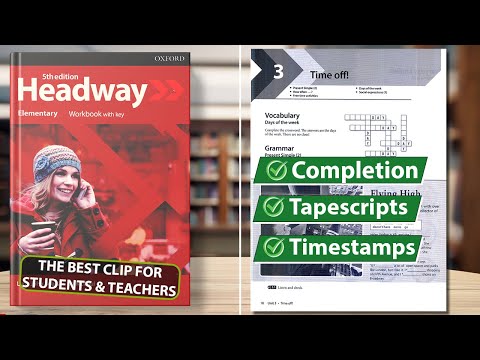 New Headway Elementary 5th Edition - Unit 3: Time Off || Workbook