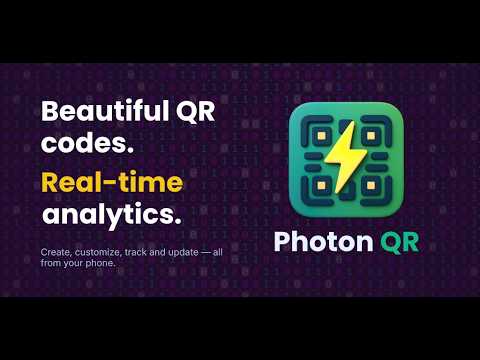 PhotonQR: Dynamic QR Generator video thumbnail