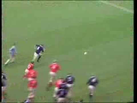 Jonathan Davies Try Wales vs Scotland, National Stadium 1988