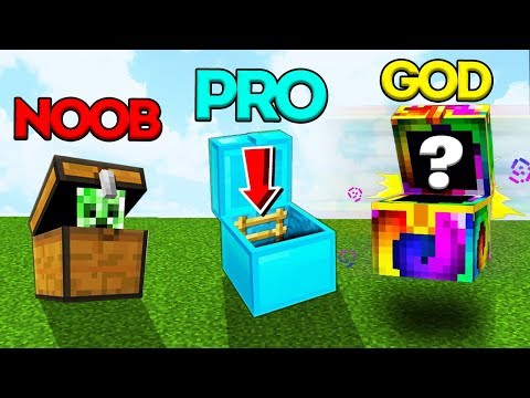 Minecraft Battle: NOOB vs PRO vs GOD: SUPER CHEST CHALLENGE / Animation Video