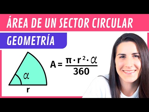 ÁREA de un SECTOR CIRCULAR 🍕 Figuras Planas