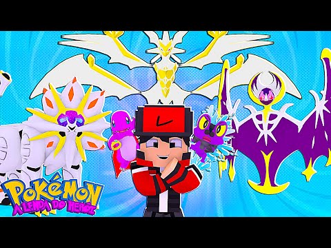 Minecraft : A Lenda do Herói Pokémon - ULTRA NECROZMA! O NOVO PODER DA LUZ DO HERÓI POKÉMON! Ep. 8