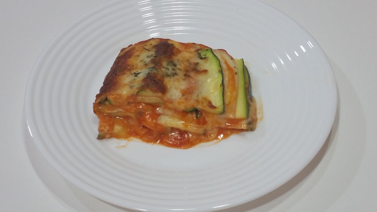 Lasaña de calabacín