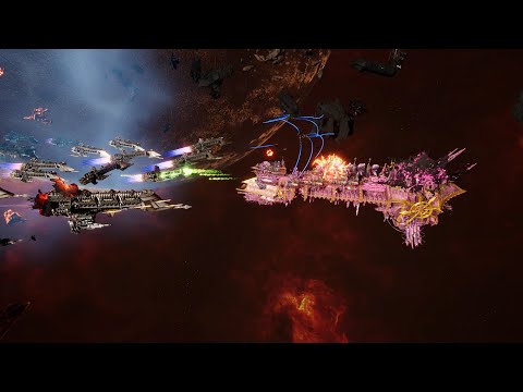 Skalgrim Mod 2021: Imperial Navy vs Chaos - Massive Battle, Battlefleet Gothic Armada 2