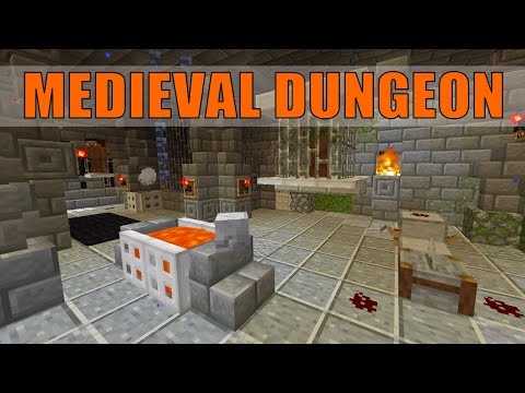 Medieval Dungeon Minecraft | How to Decorate a Dungeon  | Medieval Build Ideas