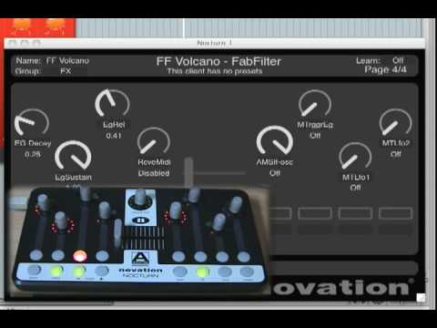 Novation Nocturn MIDI DAW Controller 2008 - Black image 2