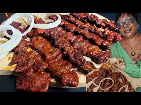 Let's make Mom's CAMEROONIAN SOYA /SUYA Recipe | Cameroonian Streetfood made easy at Home!