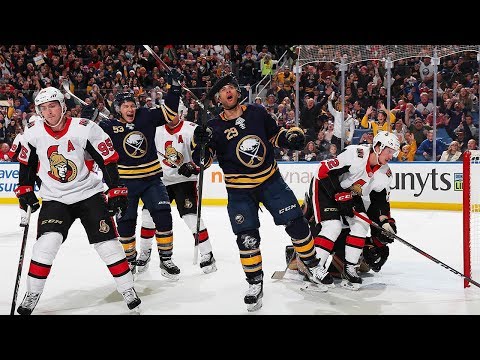 Jason Pominville scores twice after being honored