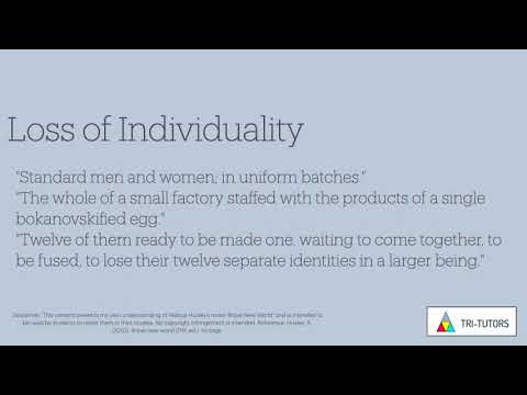 Brave New World - Important Quotations, Characters and Themes - Grade 12 IEB English HL Paper 2