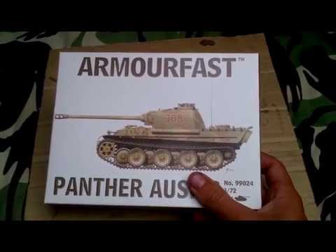 Kit Review Armourfast German Panther AUSF PLUS finished Model