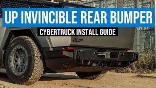 UP Invincible Cybertruck Rear Bumper with Hardcore Trailer Hitch Install Guide