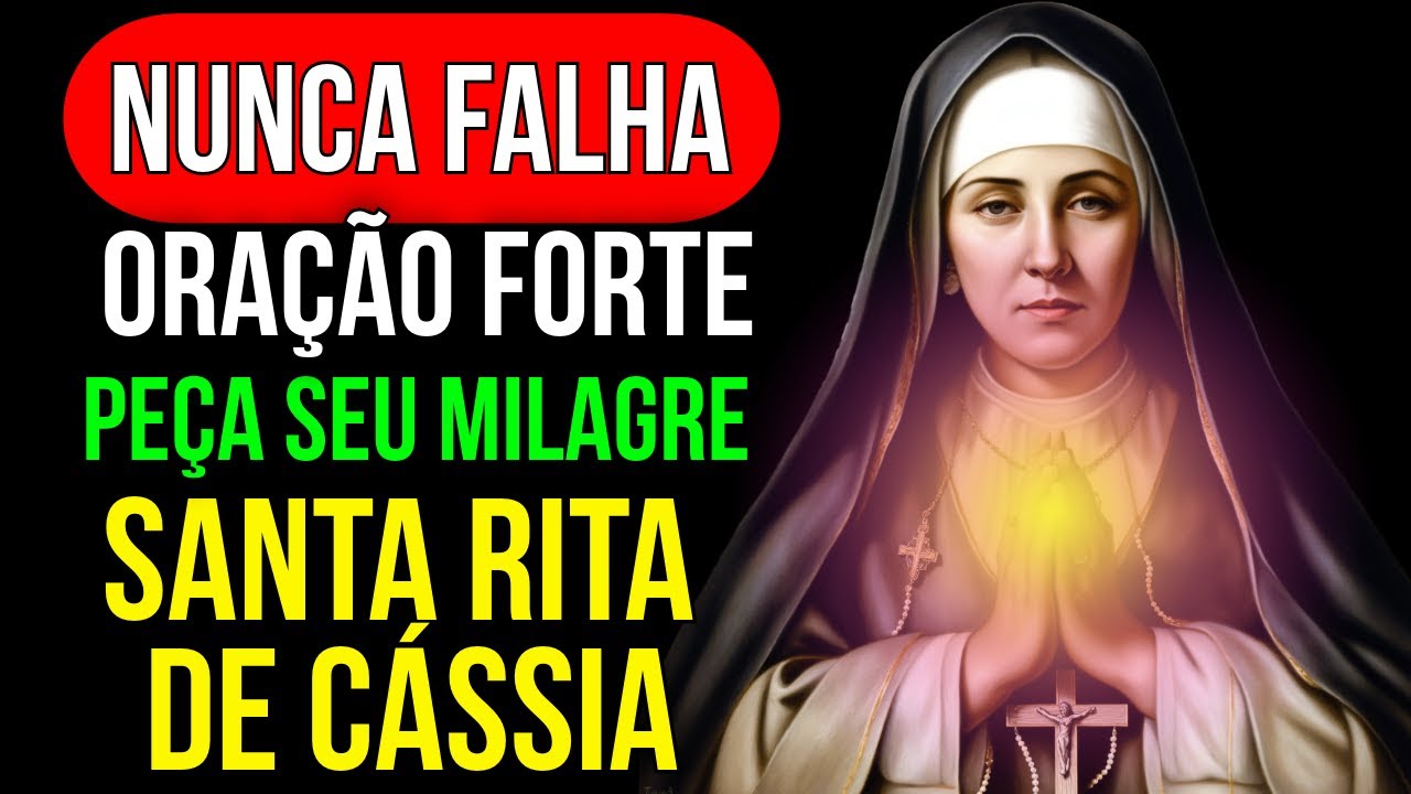 OUÇA 3 NOITES SEGUIDAS | ORAÇÃO A SANTA RITA DE CÁSSIA, A ADVOGADA DAS CAUSAS IMPOSSÍVEIS