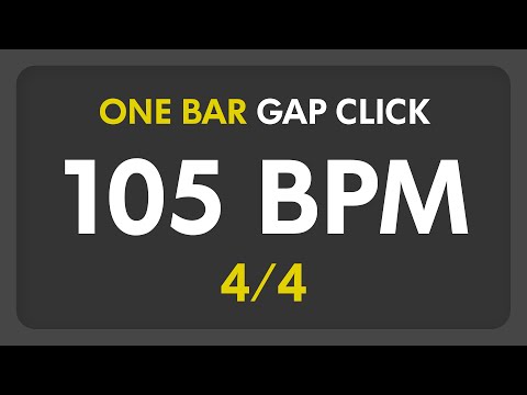 105 BPM - Gap Click - 1 Bar (4/4)