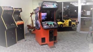 Namco's Original Crisis Zone Arcade Game Cabinet - Gameplay, Artwork