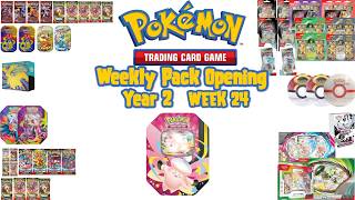 Weekly Pokemon TCG Pack Opening Year 2, Week 24: Mega Clefable EX Tin