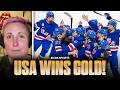 USA Women S Hockey Wins GOLD With Megan Keller S OT Game Winner Vs Canada