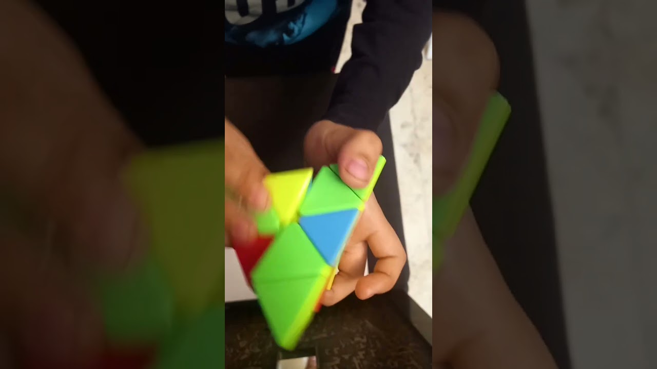 Fastest pyraminx cube solve in just 10 sec.
