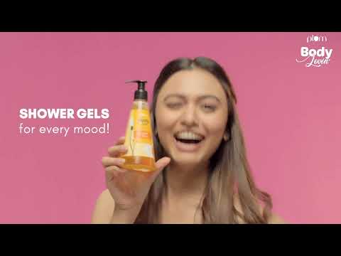 Orange plum tropical tango shower gel, bottle, packaging siz...